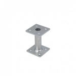 SUPPORTO PER PILASTRI GRUNDLINE 71X71X120X2.5mm NERO 5907708135902